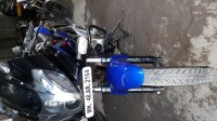 Blue/ Black Bajaj Pulsar 220F