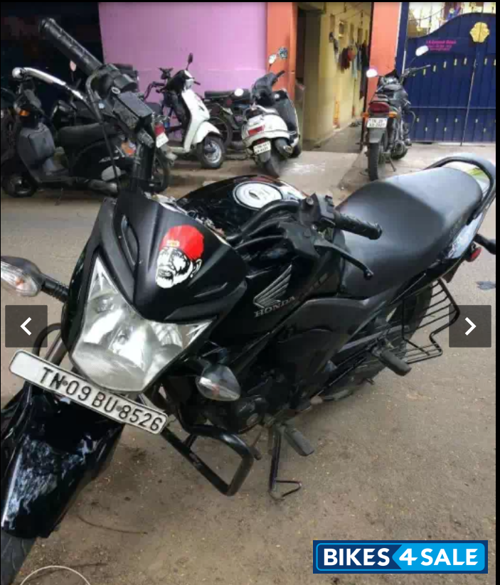 Black Honda CB Trigger