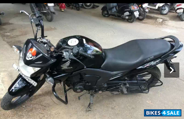 Black Honda CB Trigger
