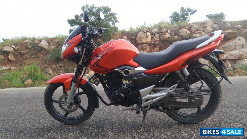 Orange Suzuki GS 150R