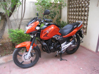 Orange Suzuki GS 150R