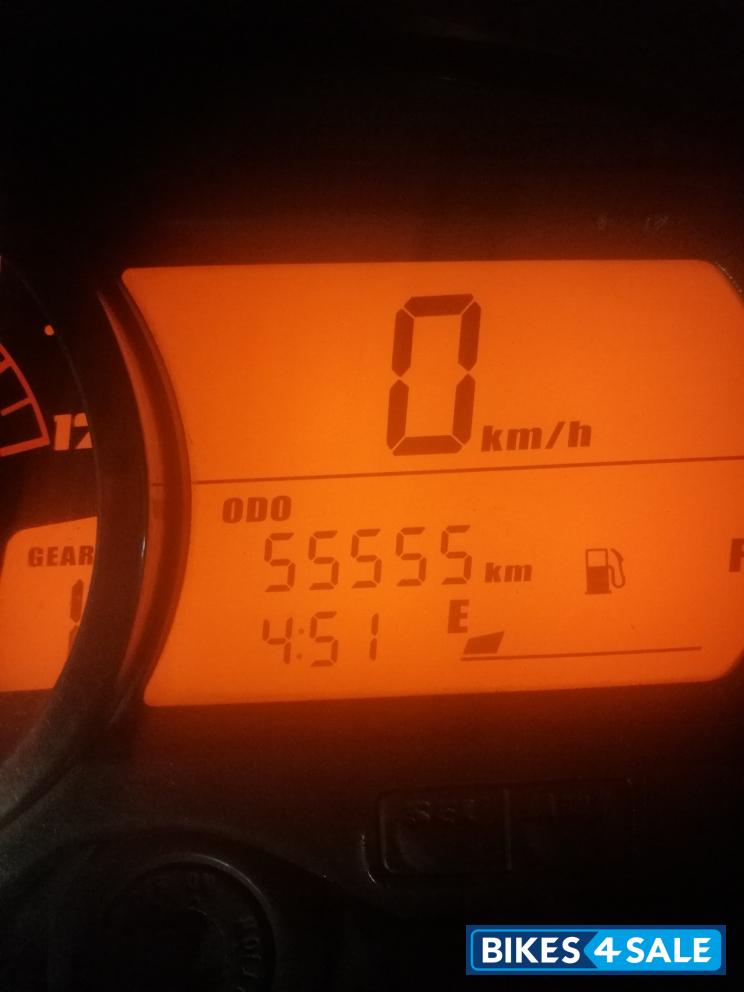 Orange Suzuki GS 150R