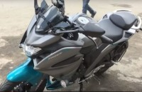 Blue Yamaha Fazer 25