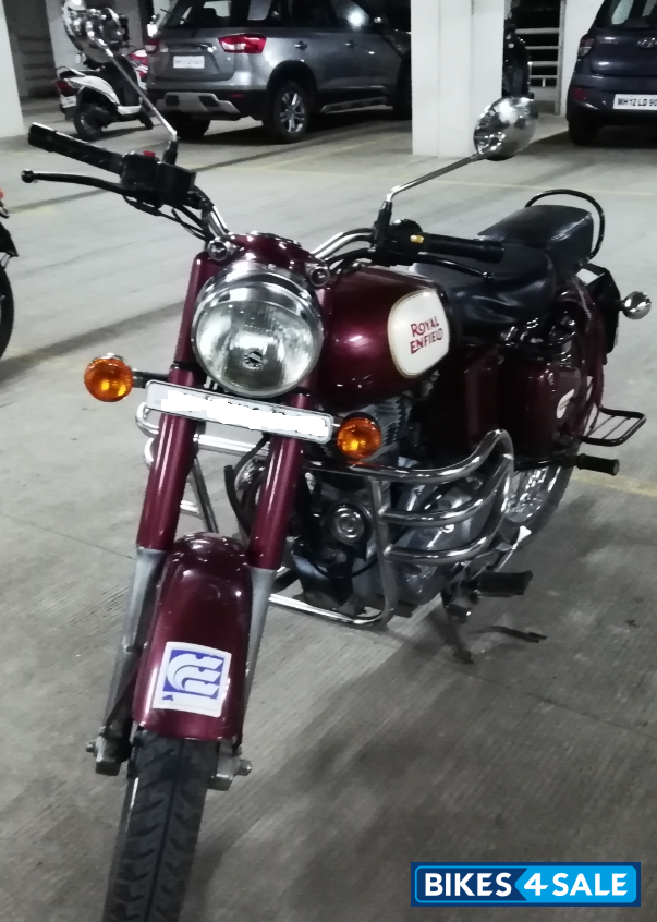 Maroon Royal Enfield Classic 350