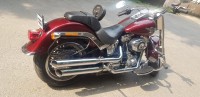 Red Harley Davidson Fat Boy