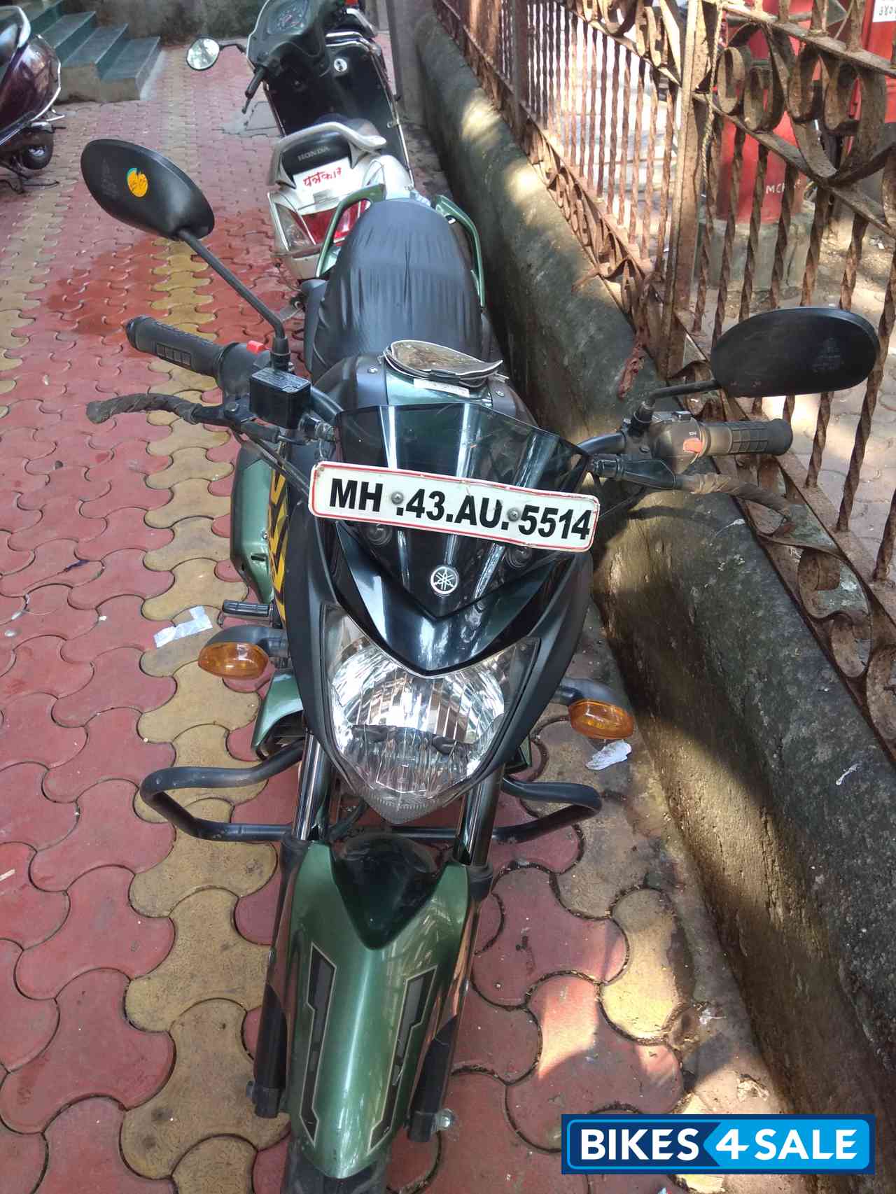 Green With Yellow Stripes Yamaha FZ-S