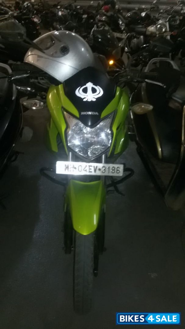 Green Honda CB Twister