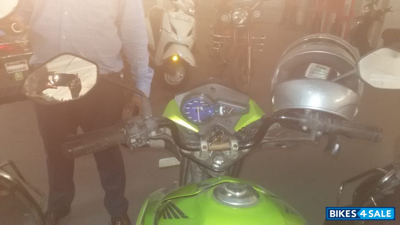 Green Honda CB Twister