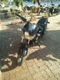 Black Blue Bajaj Discover DTSi 135