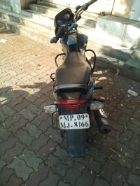 Black Blue Bajaj Discover DTSi 135