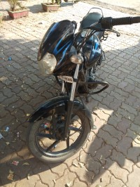 Black Blue Bajaj Discover DTSi 135