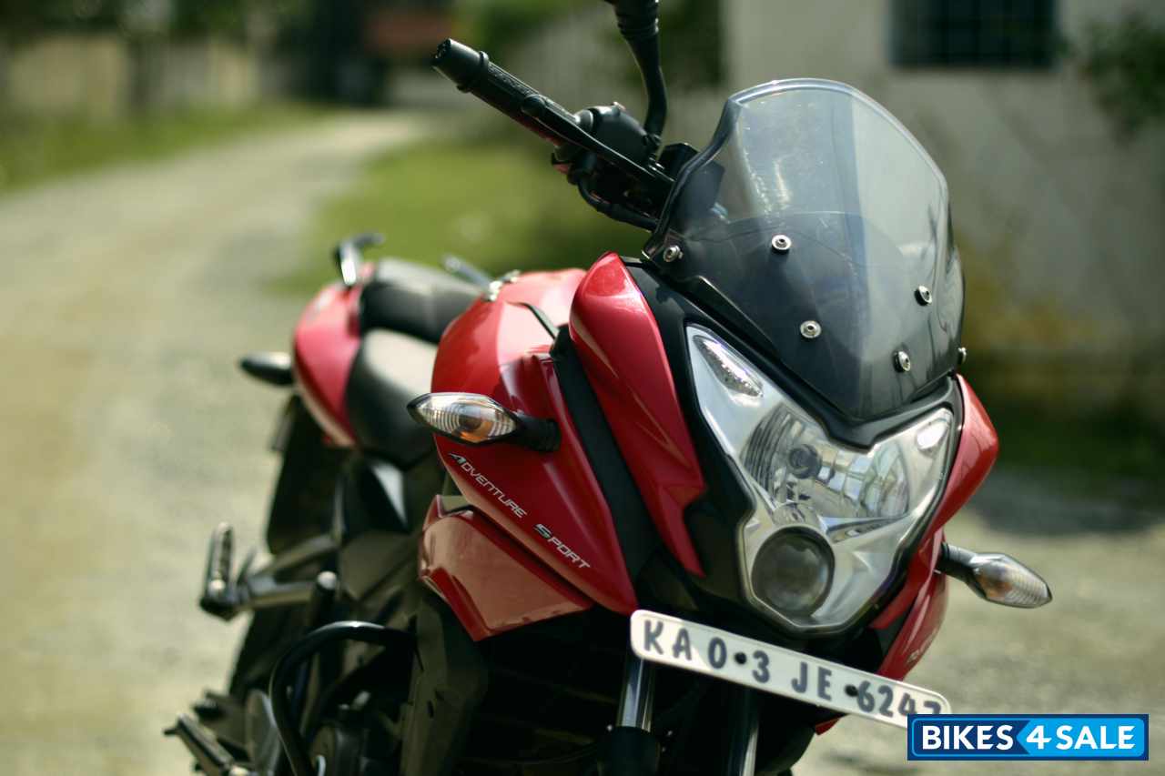 Red Bajaj Pulsar AS 150