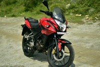 Red Bajaj Pulsar AS 150