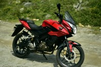 Red Bajaj Pulsar AS 150