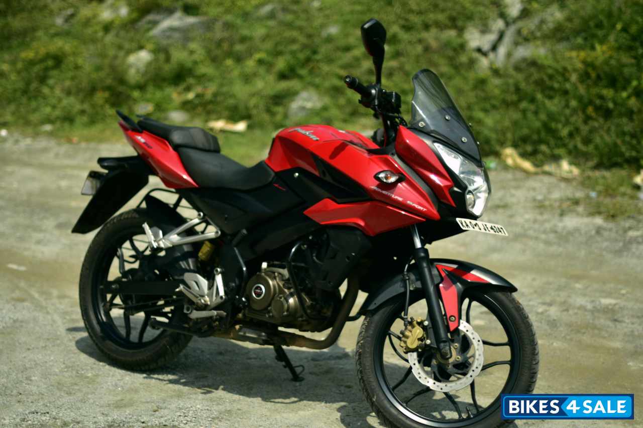 Red Bajaj Pulsar AS 150