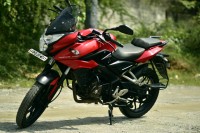 Red Bajaj Pulsar AS 150