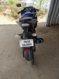 Blue Yamaha YZF R15