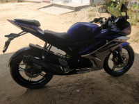 Blue Yamaha YZF R15