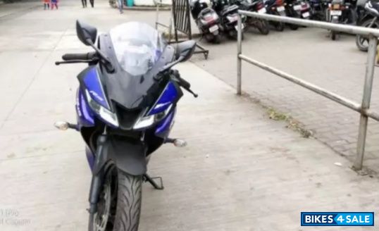 Blue Yamaha YZF R15 V3