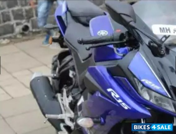 Blue Yamaha YZF R15 V3