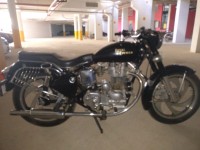 Black Royal Enfield Bullet Standard 350