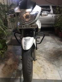 White TVS Apache RTR 180 ABS