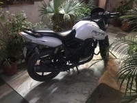 White TVS Apache RTR 180 ABS