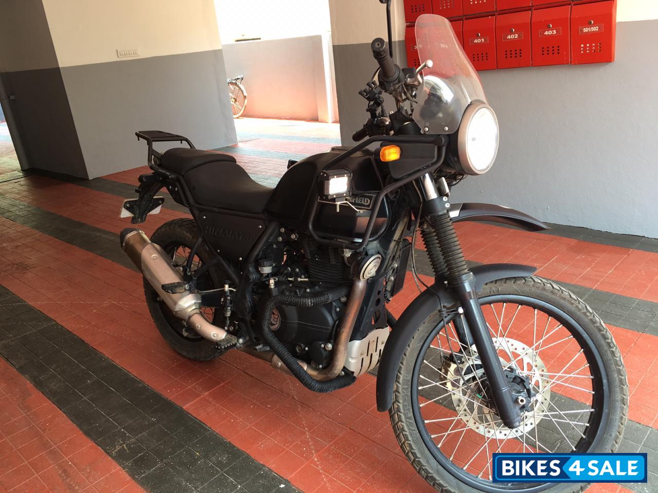 Black Royal Enfield Himalayan