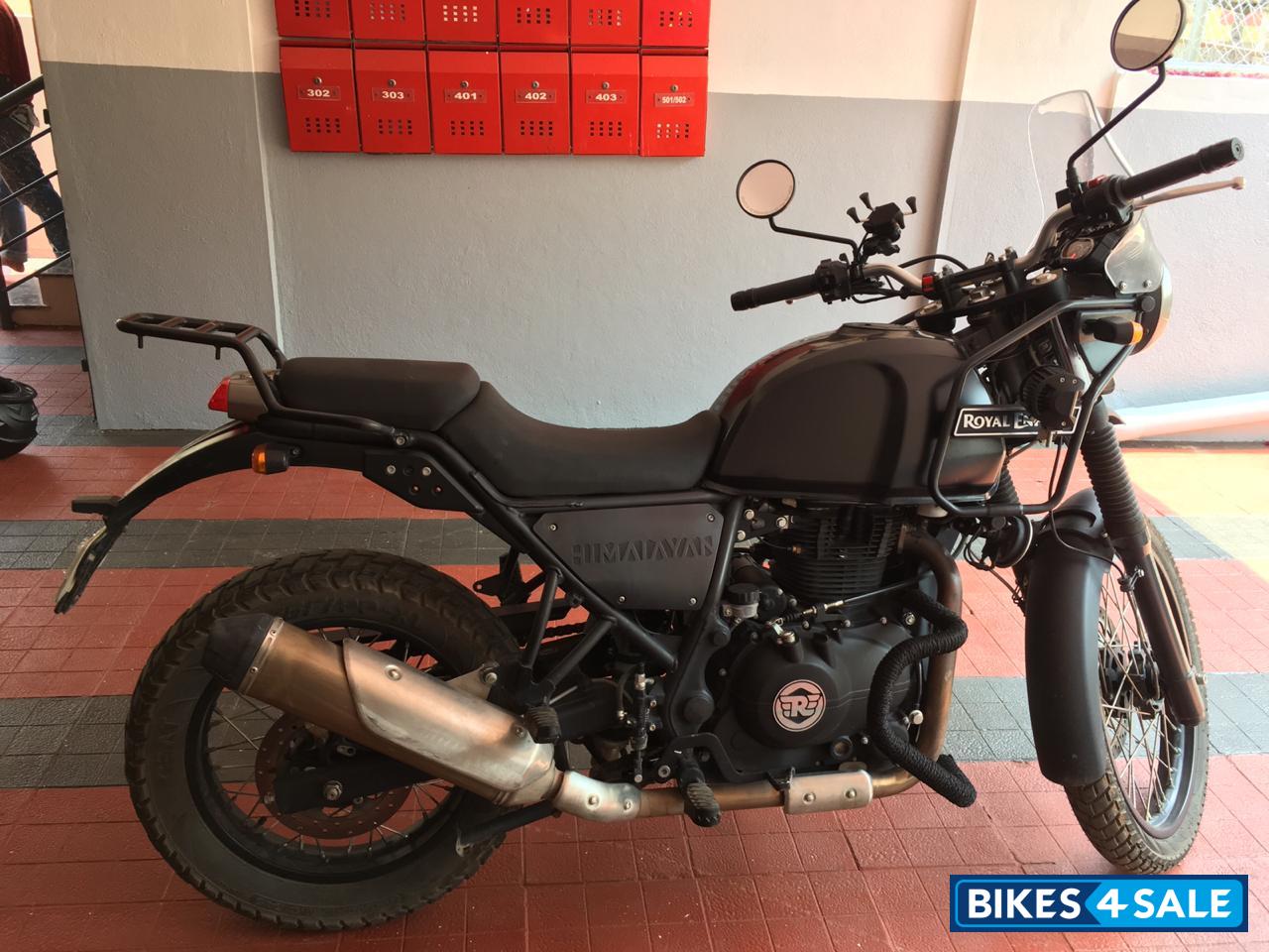 Black Royal Enfield Himalayan