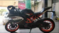 Black And Orange KTM RC 200