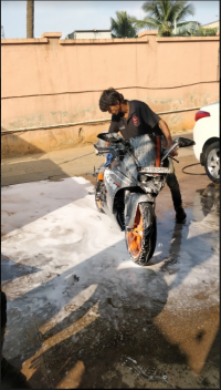 Black And Orange KTM RC 200