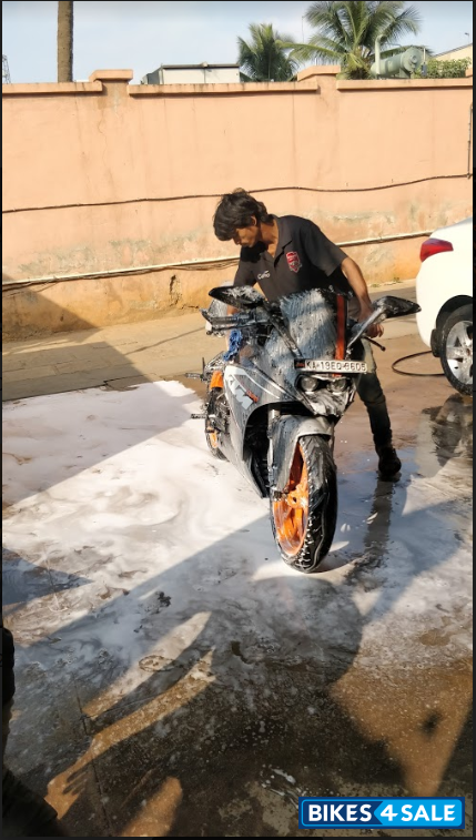 Black And Orange KTM RC 200