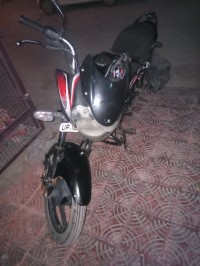 Black Red Bajaj Discover 100