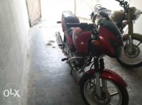 Red Bajaj Pulsar 150 DTSi