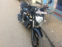 Black Yamaha FZ-S FI V2