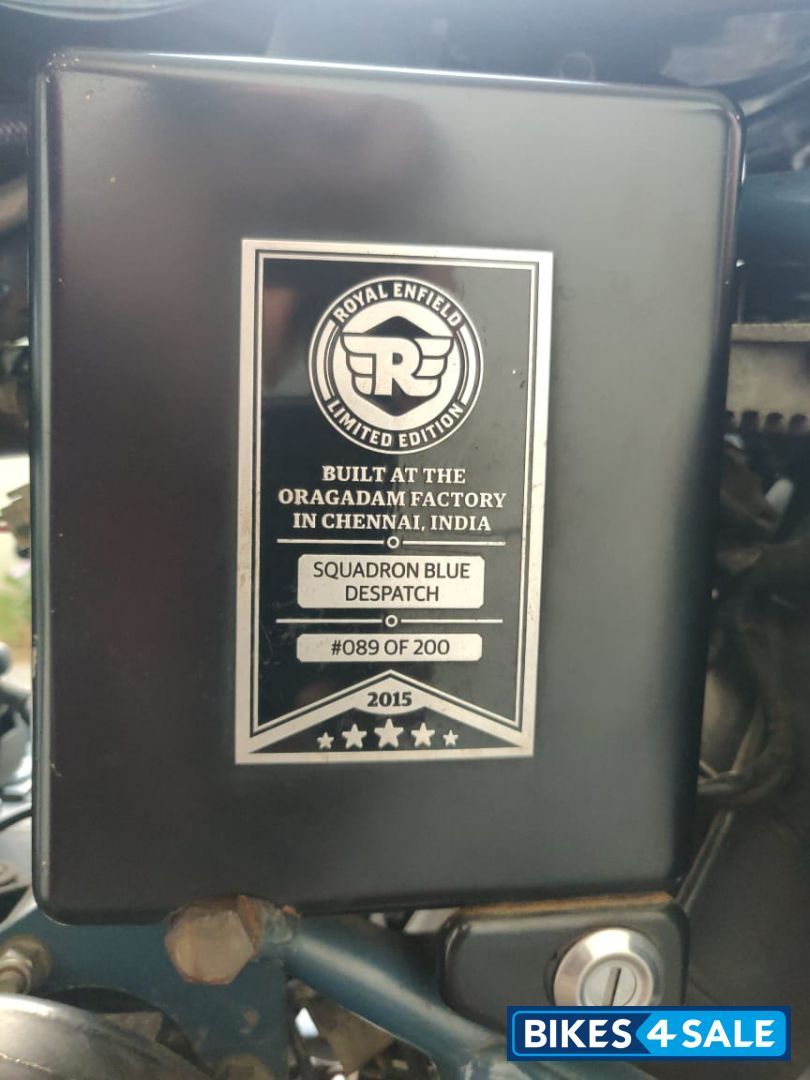 Squadron Blue Royal Enfield Classic 500