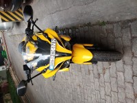 Yellow Bajaj Pulsar RS 200 ABS