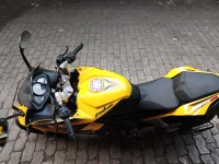 Yellow Bajaj Pulsar RS 200 ABS