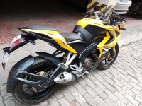 Yellow Bajaj Pulsar RS 200 ABS