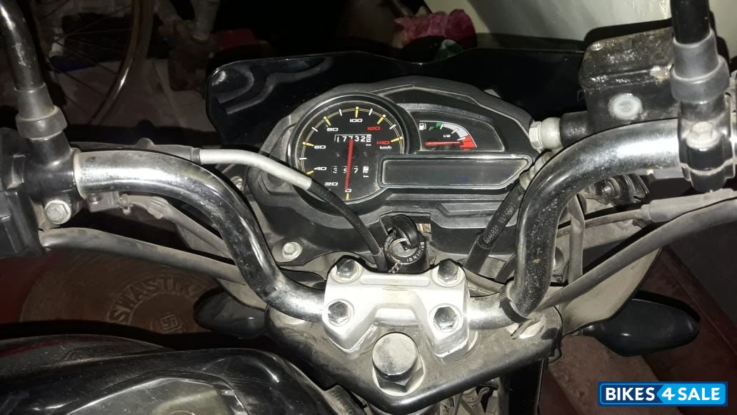 Black & Red Bajaj Discover 125 ST