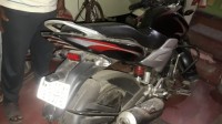 Black & Red Bajaj Discover 125 ST