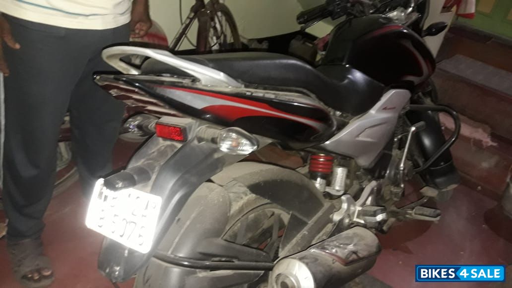 Black & Red Bajaj Discover 125 ST