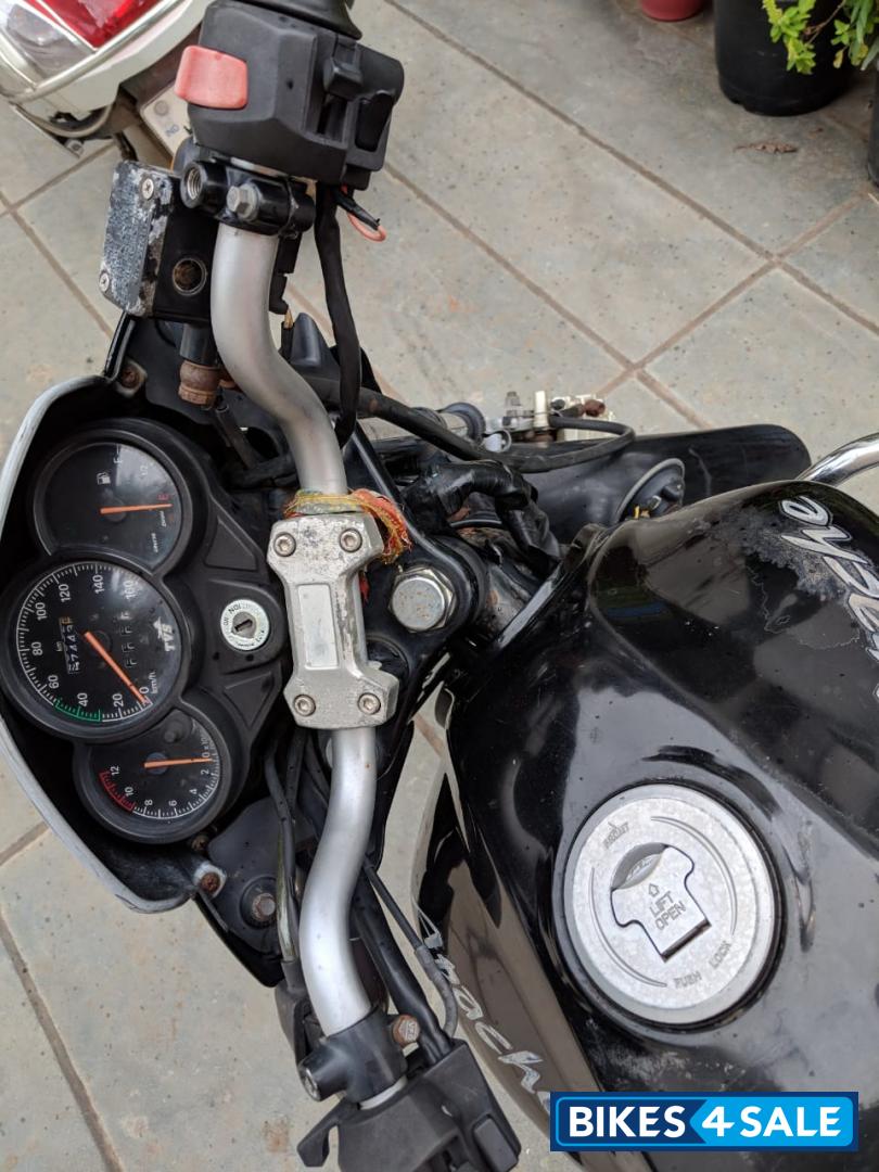 Black TVS Apache 150