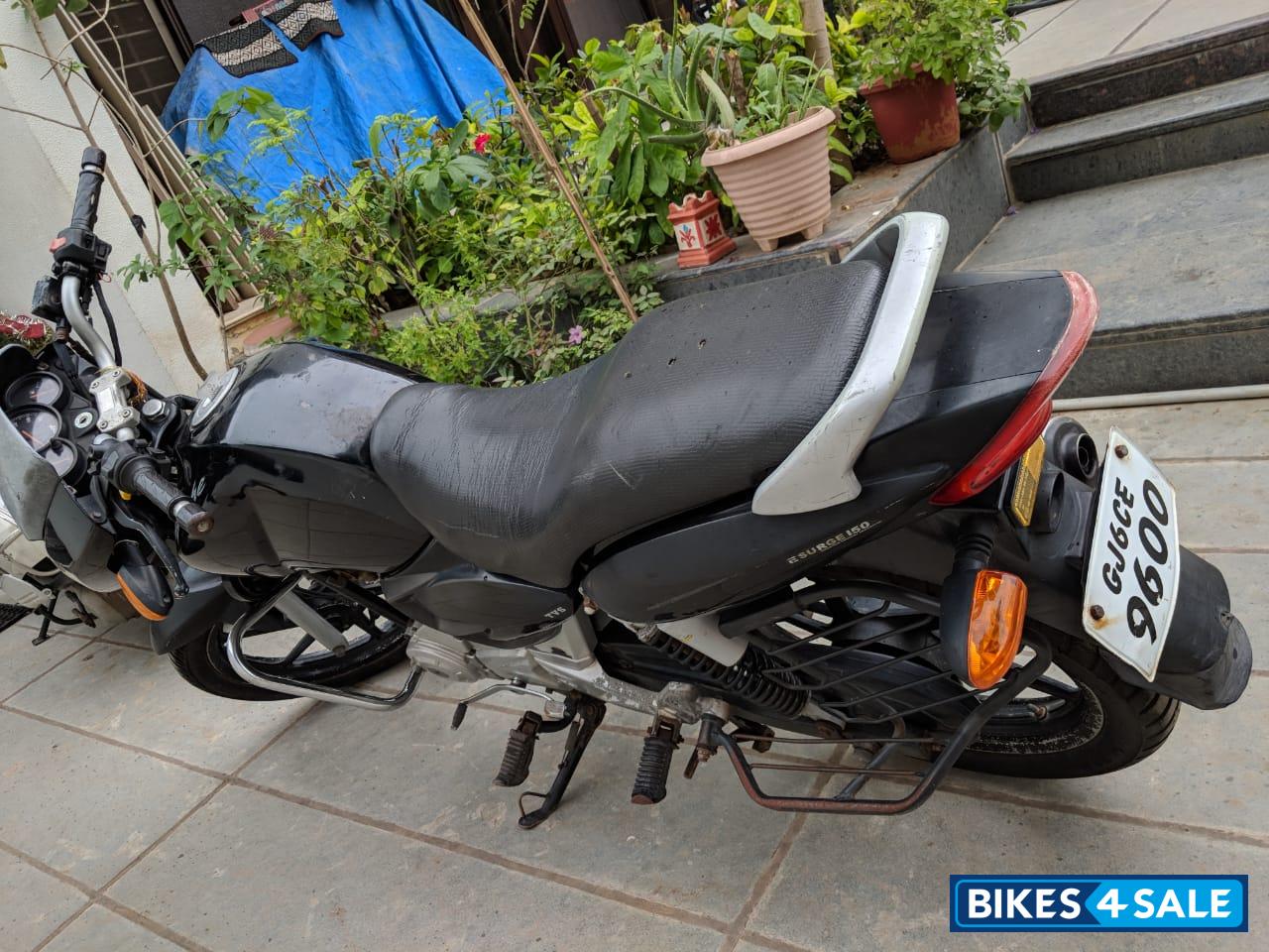 Black TVS Apache 150