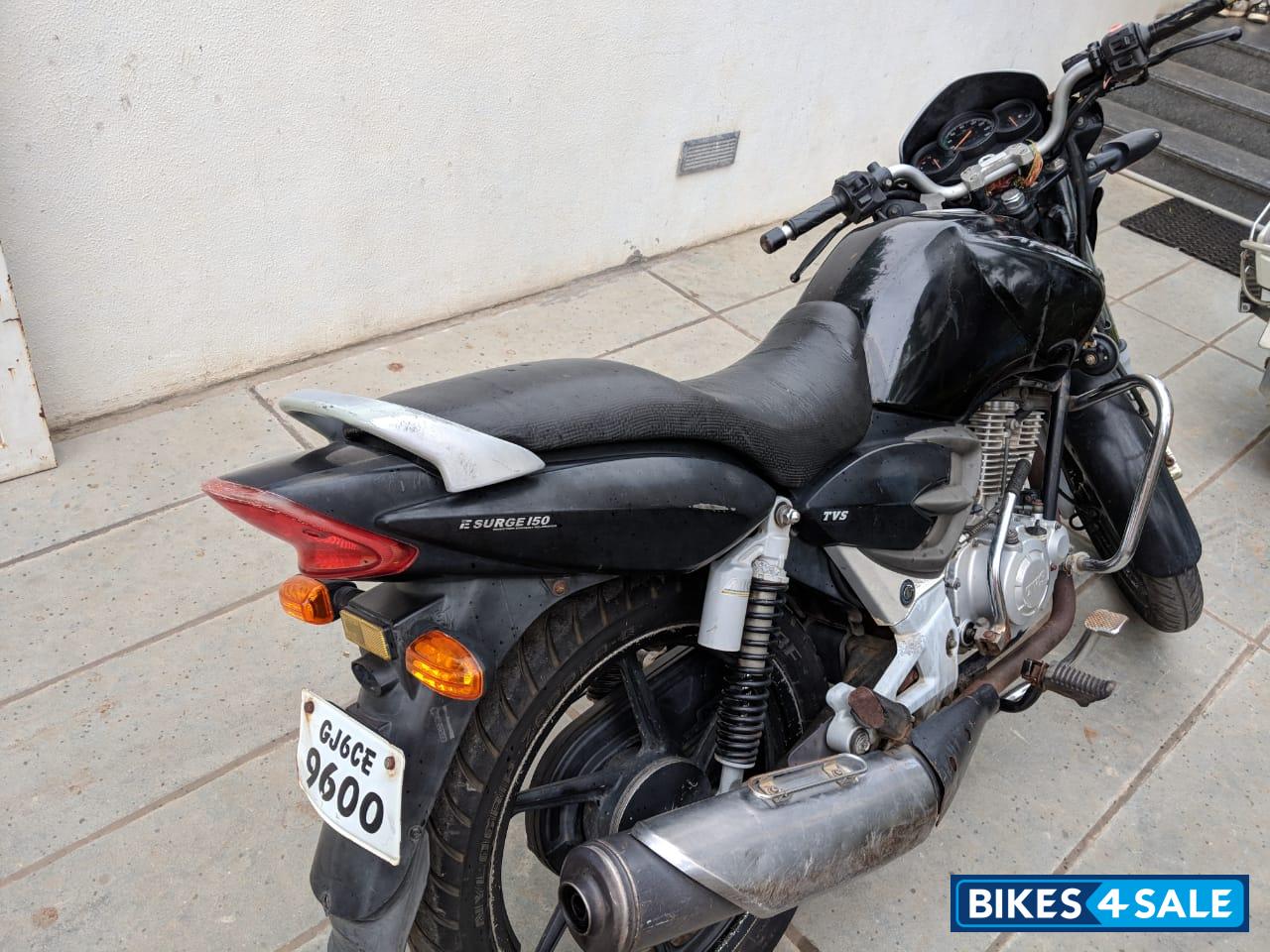 Black TVS Apache 150