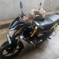 Yellow And Black TVS Victor Premium Edition