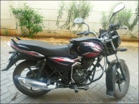 Black Red Bajaj Discover 100 DTS-Si