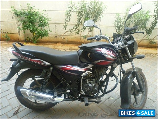 Black Red Bajaj Discover 100 DTS-Si