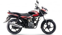 Black Red Bajaj Discover 100 DTS-Si