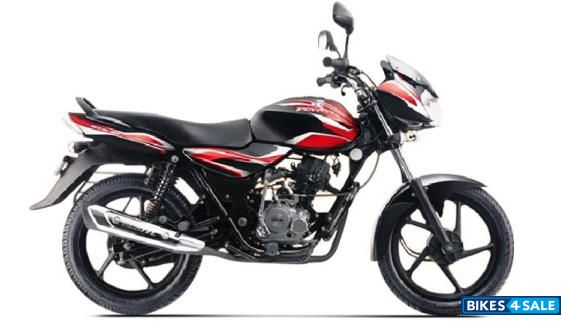 Black Red Bajaj Discover 100 DTS-Si